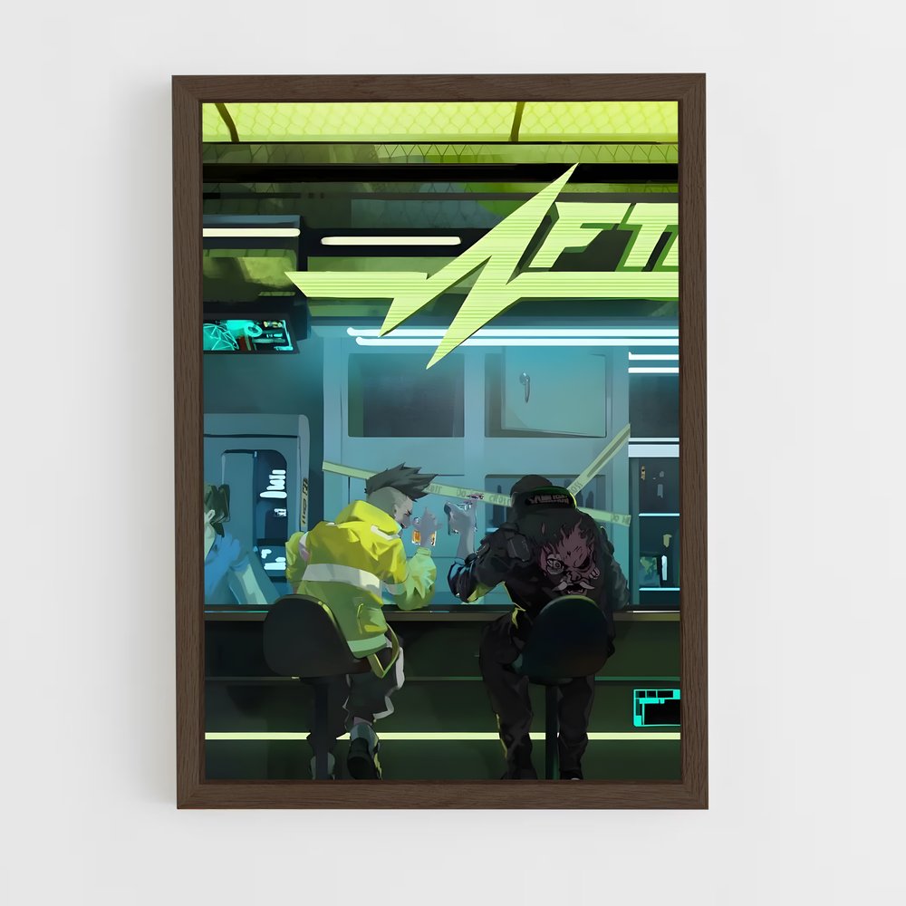 Poster Subway Chronicles – affiche Cyberpunk (vue 5)